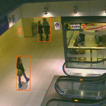 Characters tracking with video surveillance